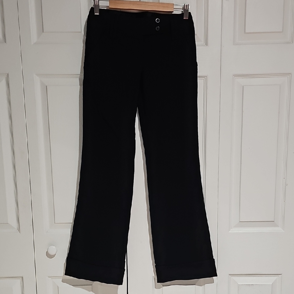 Exact Change Black Flare Dress Pants – Size 3 – Y2K